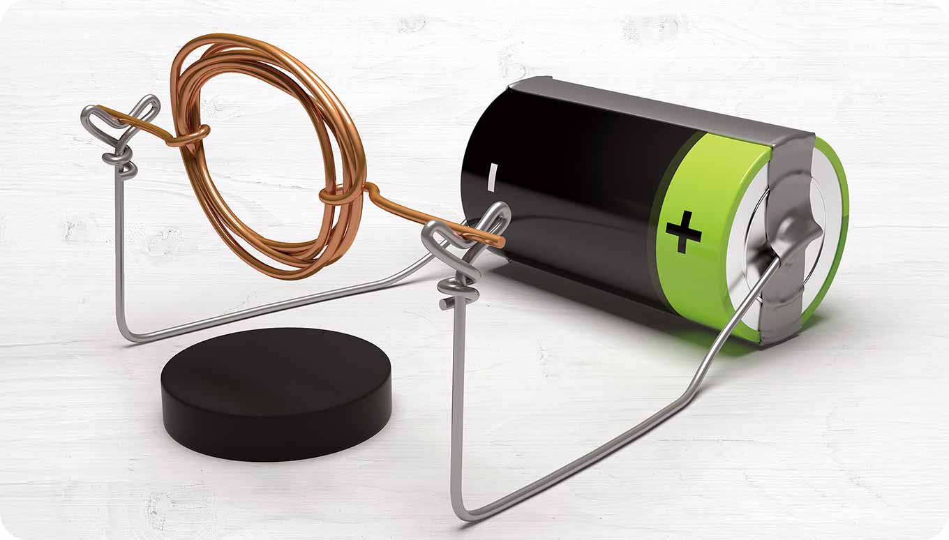 7・電動コイルで絵を動かそう[写真]